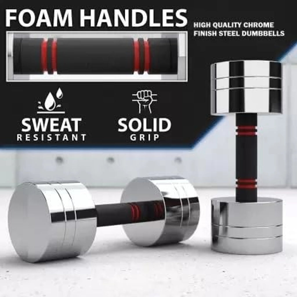 YMD 5Kgx2Pc Steel Dumbbell Set,Pair Dumbbells, Steel Dumbbells (10 kg)
